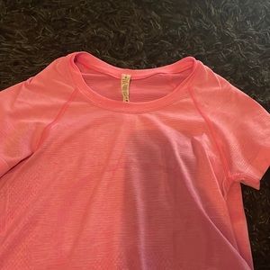 Pink lululemon shirt